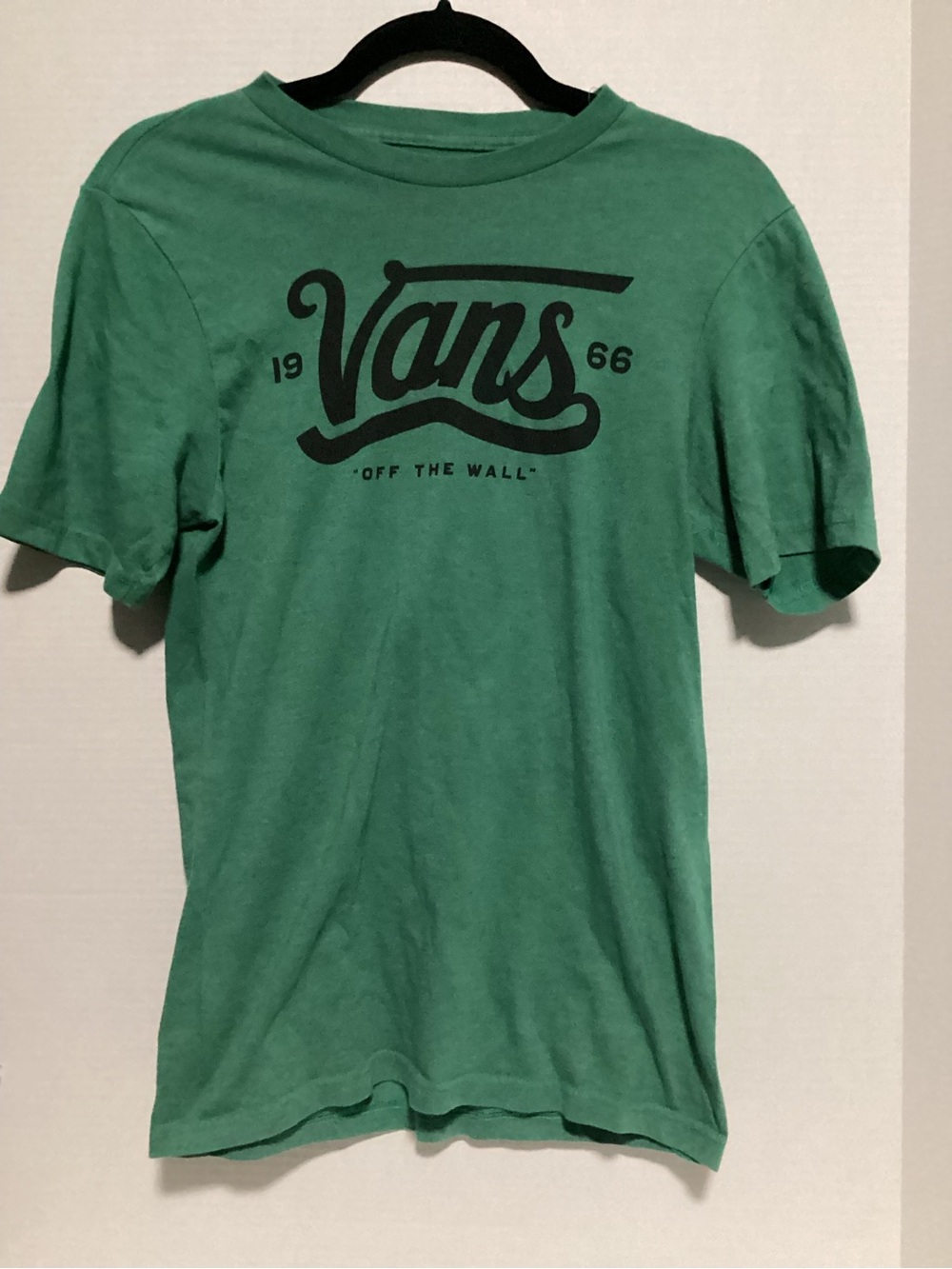 Vans Green Short Sleeve Logo Tee Youth L